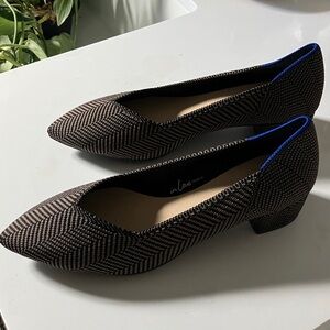 NEW Rothy’s Sparrow Herringbone The High Point In Love Insole Heels